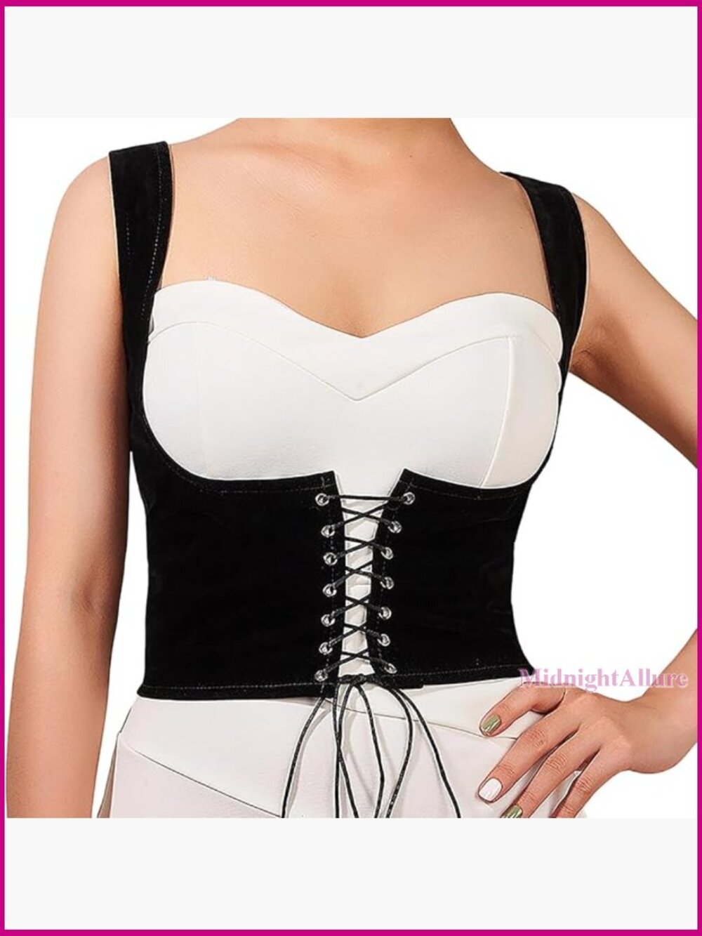 Waist Trainer Corset Belt - Renaissance Underbust for Cosplay & Dresses